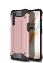 OnePlus Nord Hoesje - Armor Hybrid - Rose Gold