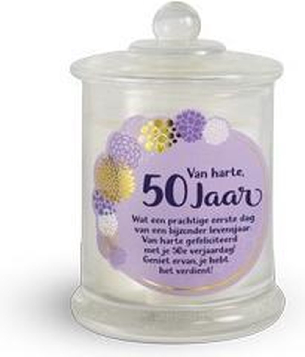 Geurkaars - 50 Jaar - Luxe