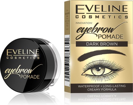 Eveline Cosmetics Eyebrow Pomade Dark Brown