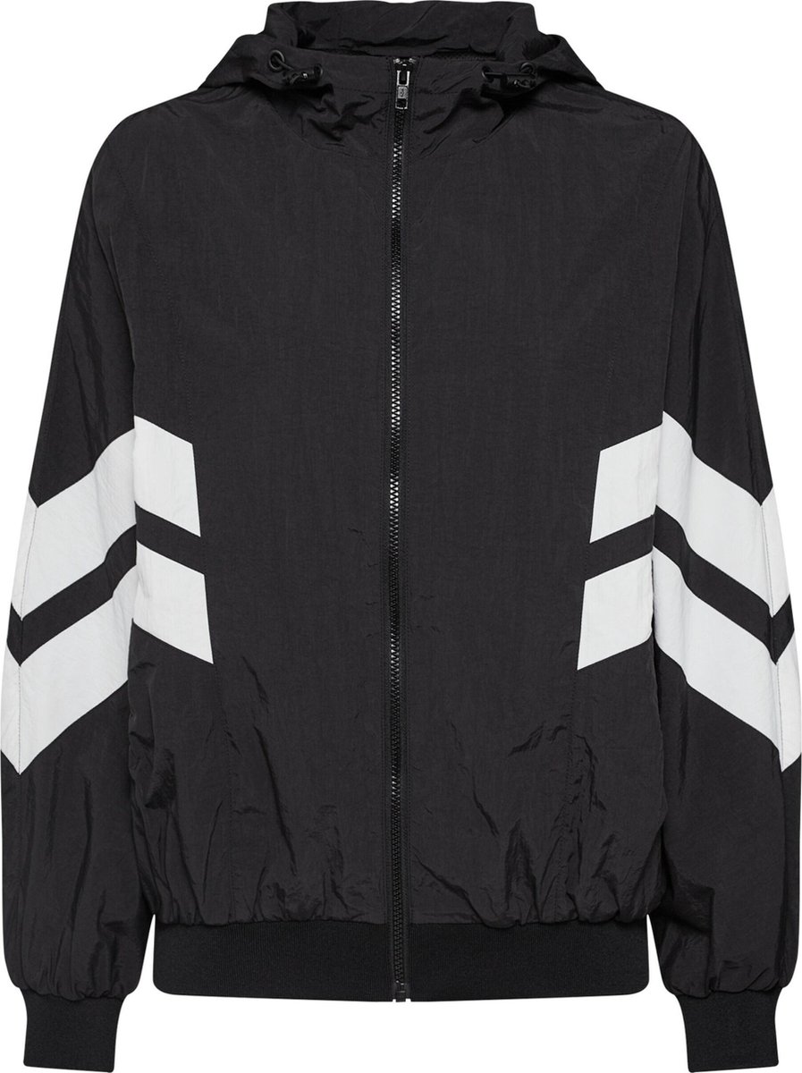 Urban Classics Crinkle Batwing Trainings jacket XS Zwart
