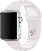 watchbands-shop.nl bandje - bandje geschikt voor Apple Watch Series 1/2/3/4 (42&44mm) - Wit - M/L