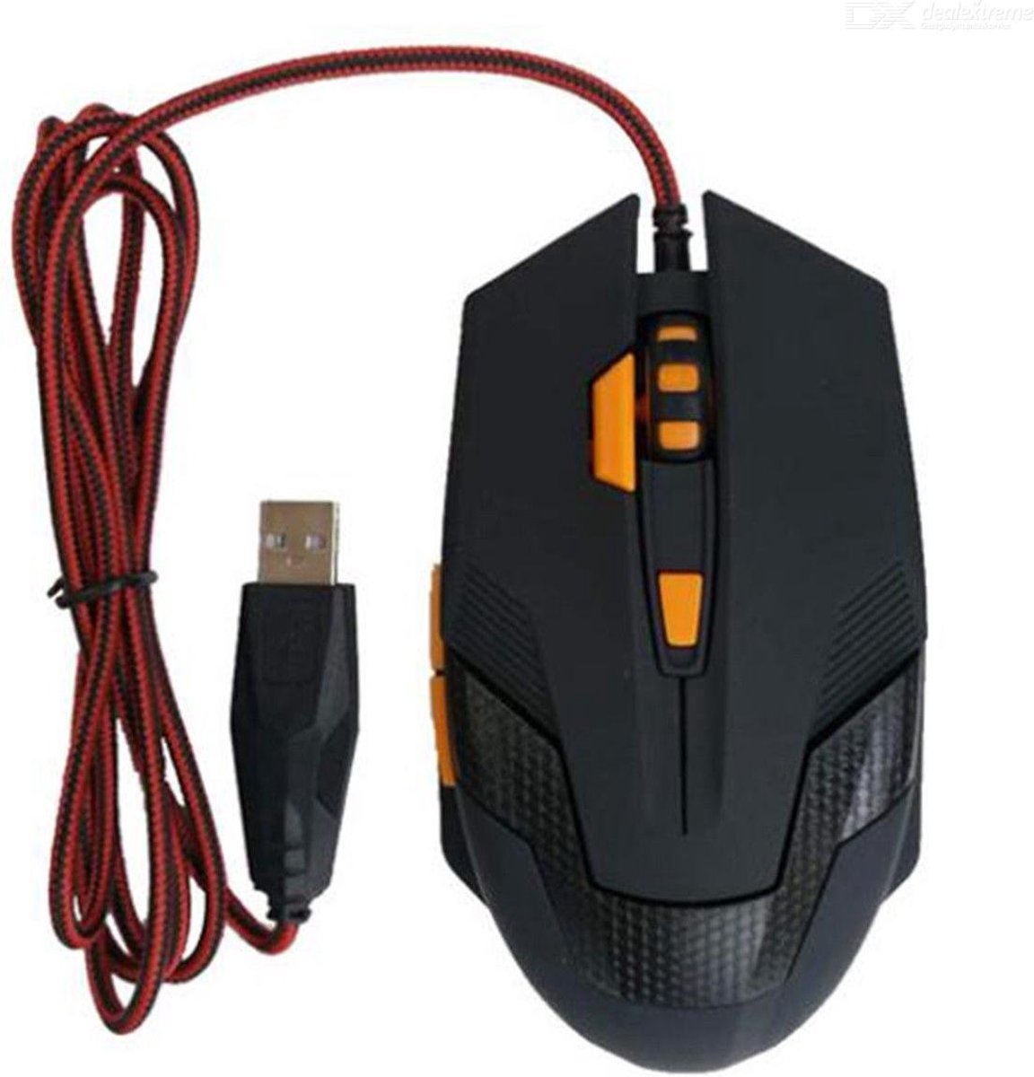 G-706 bedrade gaming muis 6 knoppen USB kabel muis voor laptop pc Windows  Computer | bol.com