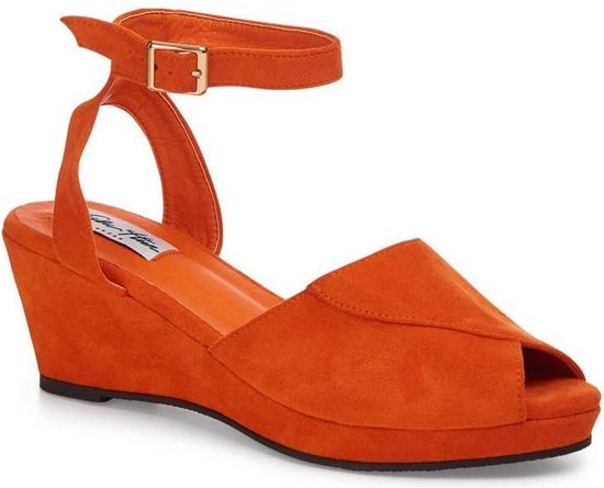 Lulu Hun Simona 60's Sleehakken Oranje | bol