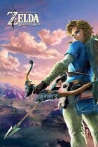 ZELDA - Poster 61X91 - Breath of the Wild 'Hyrule Scene Landscape'