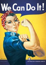 Pyramid Poster - We Can Do It - 91.5 X 61 Cm - Multicolor
