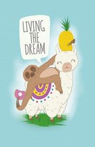 Pyramid Living the Dream Llama and Sloth  Poster - 61x91,5cm