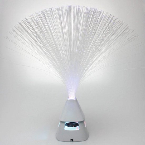 Hoge Glasvezel Lamp 35 cm (met bluetooth-luidspreker en USB)-  Feestversiering-... | bol.com