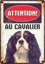 Plenty Gifts Waakbord Hond Cavalier 21 X 14,8 Cm Staal (fr)