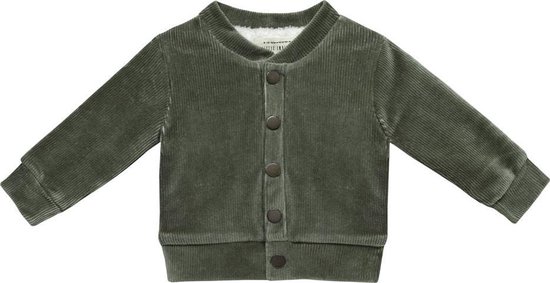 Little Indians Vest Junior Corduroy/katoen Groen Maat 80