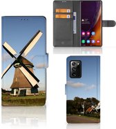 GSM Hoesje Geschikt voor Samsung Galaxy Note20 Ultra Mobiel Bookcase Molen