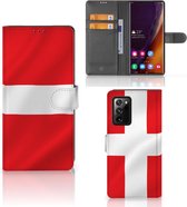 Coque Téléphone Samsung Galaxy Note20 Ultra Magnétique Etui Housse pour Drapeau Danois