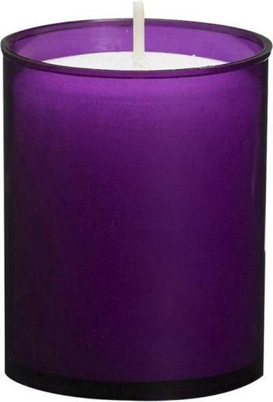 20 pieces bolsius ReLight candle in purple holder 64/50 (24 hours 20 pieces bolsius ReLight candle in purple holder 64/50 (24 hours