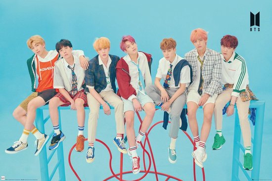 BTS - Poster 61X91 - Group Blue