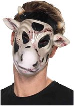 Smiffys - Evil Cow Killer Masker - Wit