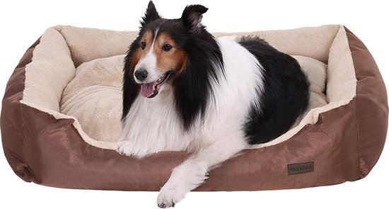 Hondenmand – Dierenbed – Medium - 70 cm Lang x 55 cm Breed – Bruin | bol.com