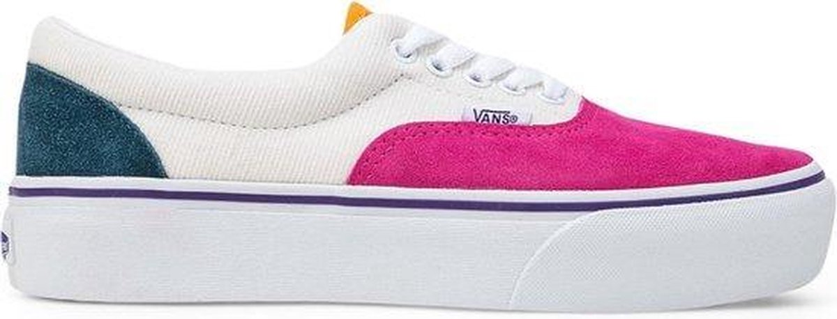 Vans Mini Cord Era Platform Wit / Roze 