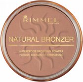 3x Rimmel Natural Bronzing Powder 021 Sunlight