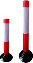 Flexibele zelfrichtende parkeerpaal Rood  x  x 1000 mm