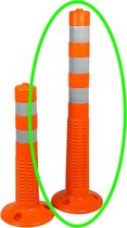 T-Flex 75 cm - Flexibele afzetpalen - Flexpaal oranje - flexibele paal 75 cm hoogte - inclusief reflectie