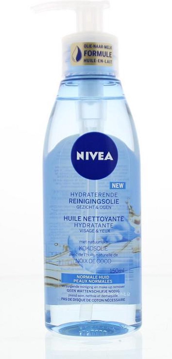 NIVEA Essentials Hydraterende Reinigingsolie - Kokosolie - Normale Huid -  150ml | bol.com