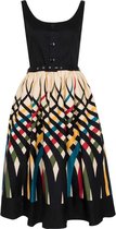 Voodoo Vixen Swing jurk -S- Jean jurk Multicolours