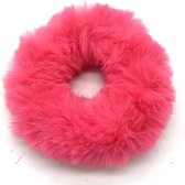 Fluffy Scrunchie - Haarelastiek - Roze