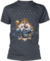 Devin Townsend Heren Tshirt -S- Lower Mid Tier Prog Metal Grijs