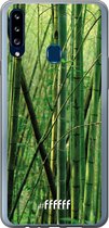 Samsung Galaxy A20s Hoesje Transparant TPU Case - Bamboo #ffffff
