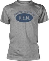 R.E.M. Heren Tshirt -S- Automatic Grijs