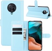 Book Case - Xiaomi Poco F2 Pro Hoesje - Lichtblauw