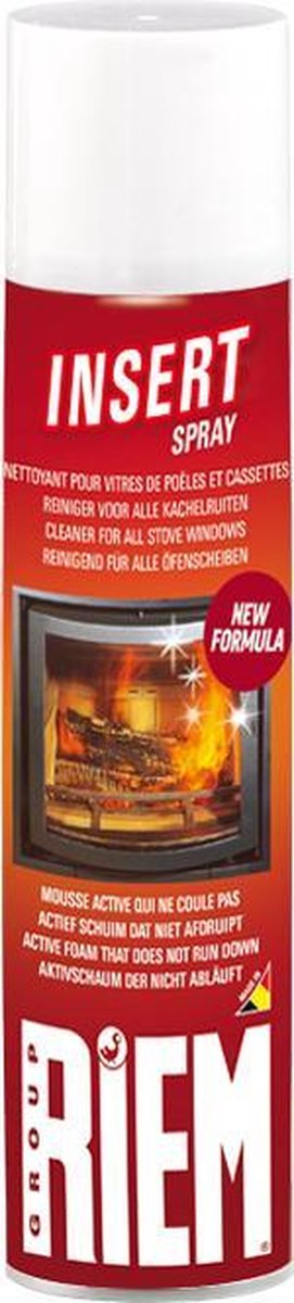 Riem - Insert Spray - Ruitenreiniger voor Kachels - 2 x 400ML - voordeelverpakking