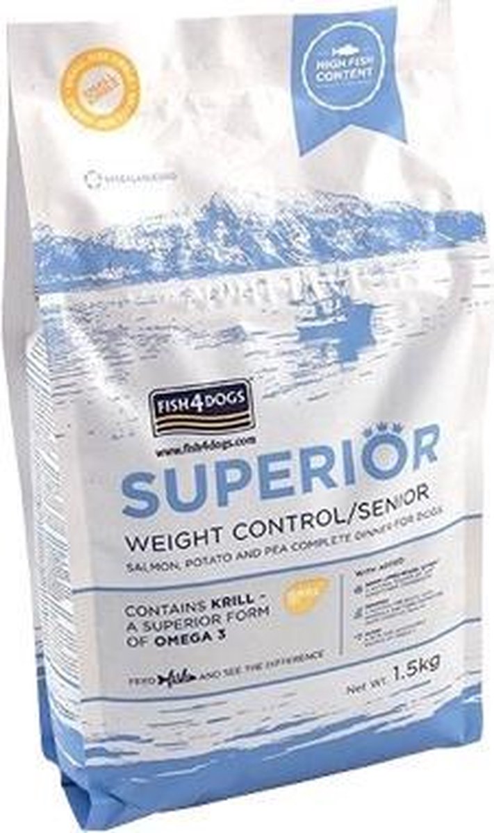 Fish4Dogs Fish4Dogs Superior Senior Weight Control - Small Bite - 6 kg