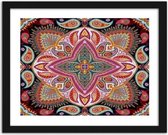 Foto in frame Mandala, 3 maten, multi-gekleurd, Premium print