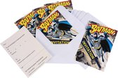 DYNASTRIB - 6 Batman uitnodigingen met enveloppen - Decoratie > Kaarten