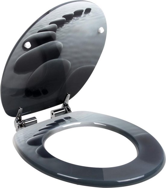 Wc Bril, toiletbril, softclose, toiletzitting, "Stone Design" | bol.com