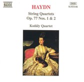 Haydn: String Quartets Op 77 nos 1 & 2 / Kodaly Quartet