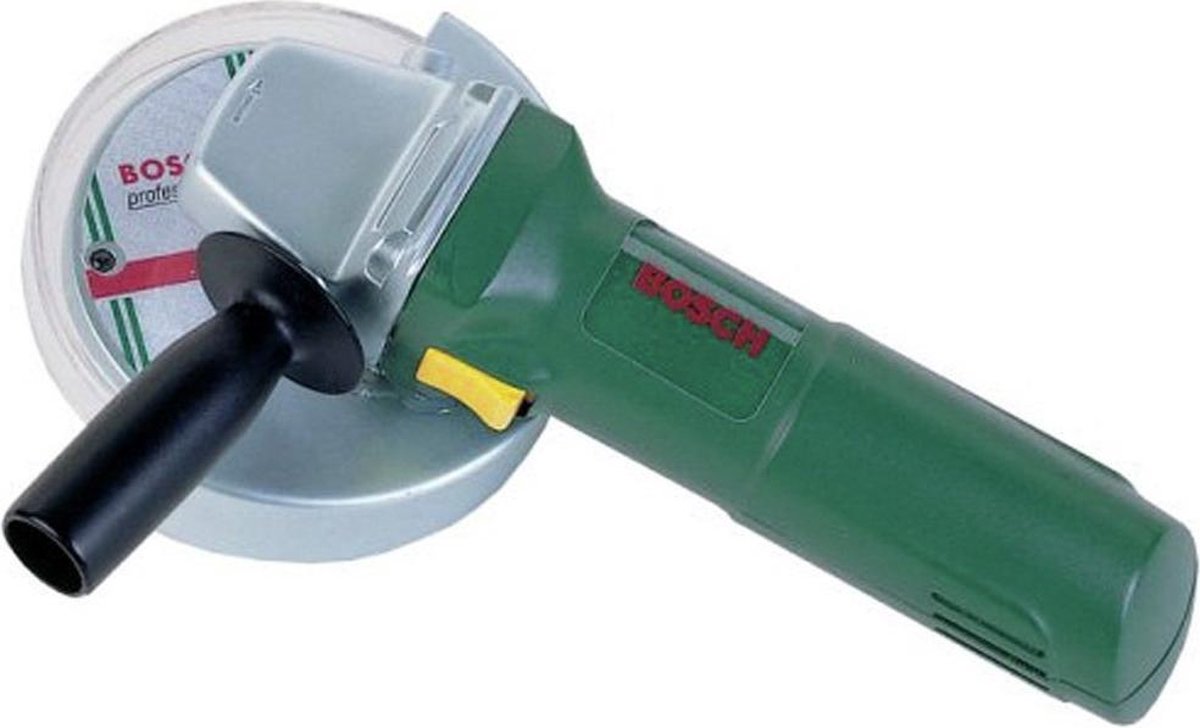 Klein Toys Bosch slijptol - 25x8x17 cm - incl. roterende schijf, licht- en geluidseffecten - nooit een gevaar voor kleine handjes - groen - Klein