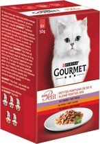 Gourmet Mon Petit - Kattenvoer Wild, Lever & Rund - 24 x 50 g