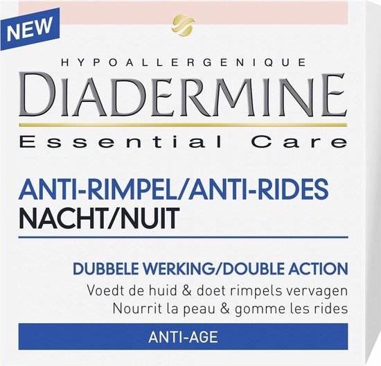Diadermine Anti-rimpel Nachtcreme dubbele werking - 1 stuk - Diadermine
