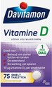 Davitamon Vitamine D Volwassen - vitamine D3 volwassenen - Smelttablet 75 stuks