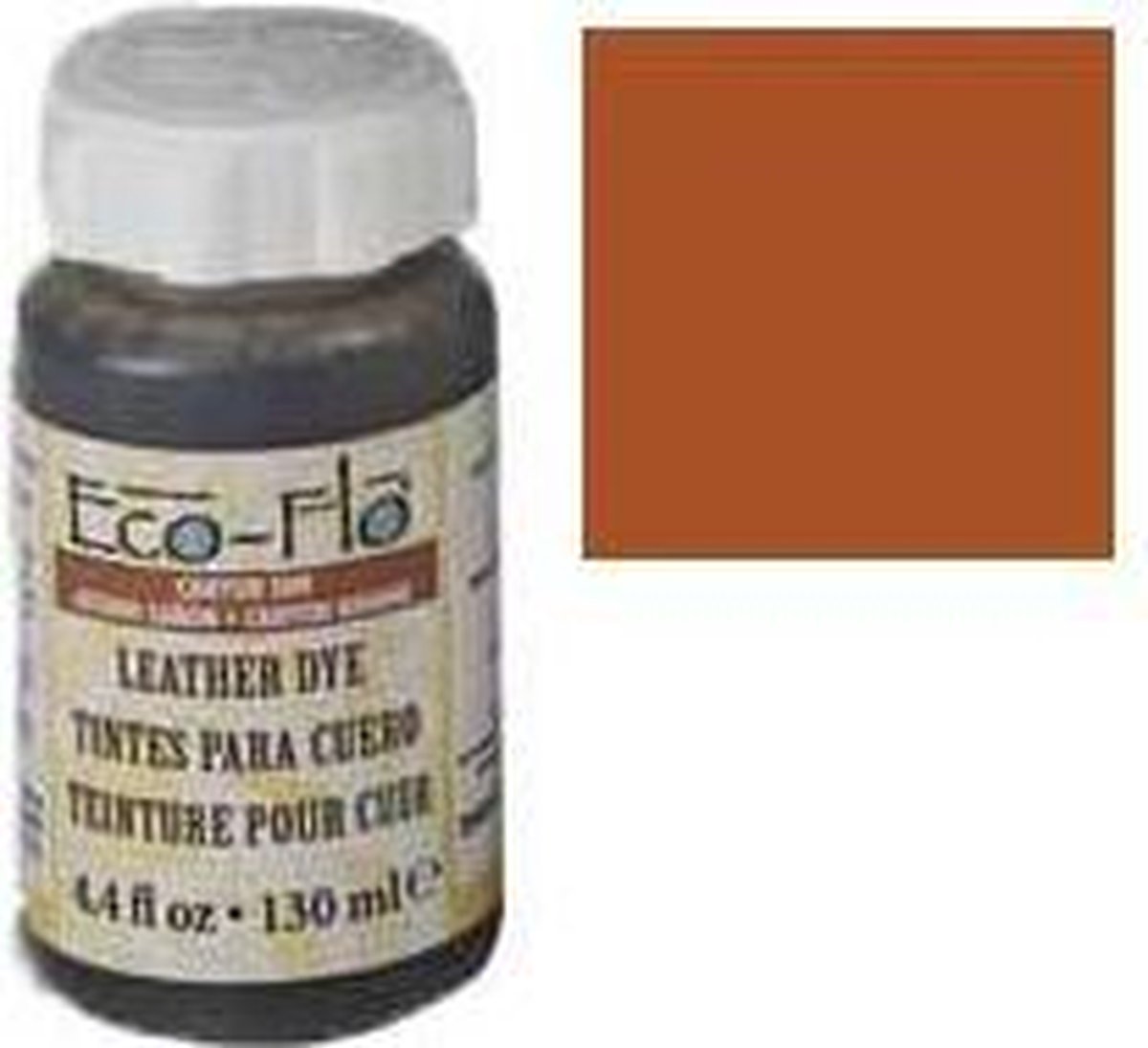 Leerverf Eco-Flo Canyonbruin, 132 ml