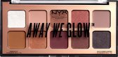 NYX PMU Professional Makeup Away We Glow Shadow Palette - Lovebeam AWGSP01 - Oogschaduw Palet - 1 st