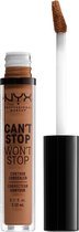 Nyx Professional Makeup Can't Stop Won't Stop Concealer - Warm Caramel - Concealer - Medium