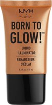 NYX Professional Makeup Born To Glow Liquid Illuminator - Pure Gold - Vloeibare Highlighter - 18 ml
