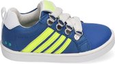 Bunnies JR Puk Pit Jongens Lage Sneakers - Blauw - Leer - Veters