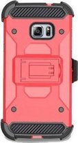 Samsung Galaxy Xcover 4/4S Hybride Kickstand Hoesje Rood