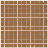 0,92m² -Mozaiek London Vierkant Geel 2,5x2,5