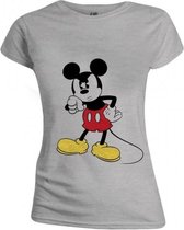 DISNEY - T-Shirt - Mickey Mouse Angry Face - GIRL (XL)