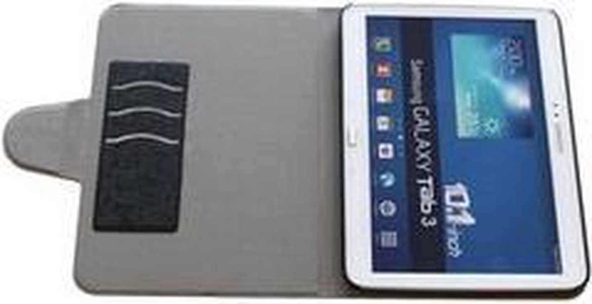 Jibi Book Cover Zwart voor Galaxy Tab3 10.1 Triple Protect
