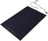 infrarood verwarmde deurmat / droogloopmat 24 Watt 25x25cm, antislip 600W/m2 met aansluitkabel